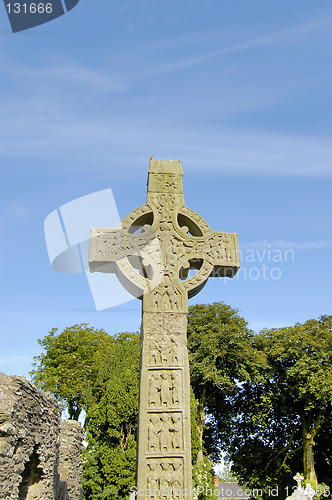 Image of celtic cross (Ireland Glendalough)