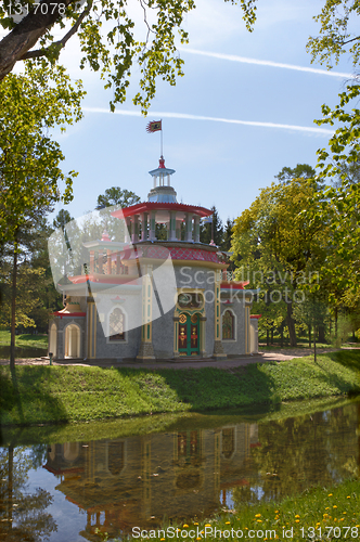 Image of Pavilion in Chinese style in Tsarskoe Selo