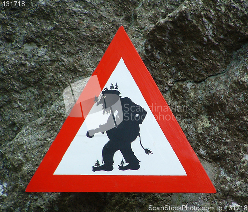 Image of Troll sign