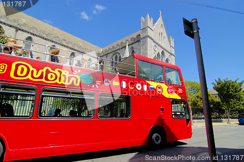 Image of dublin view, panoramic bus