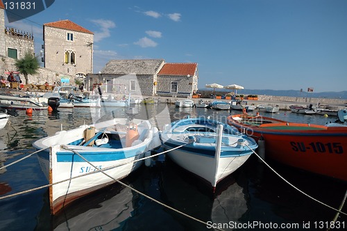 Image of boats in the harbor