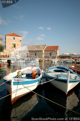 Image of boats in the harbor