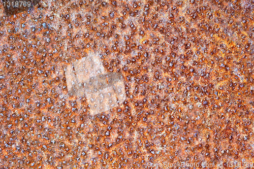 Image of Background - surface of rusty iron sheet