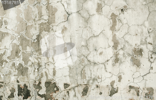 Image of Old plaster on wall with cracks