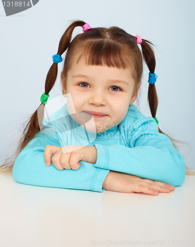 Image of Portrait of young girl