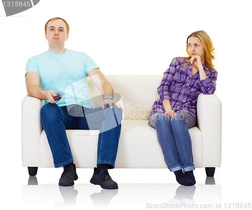 Image of Husband and wife do not find mutual understanding
