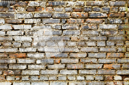 Image of Dirty brick wall - grunge background