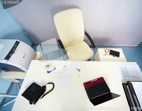 Image of Interior of office - manager workplace