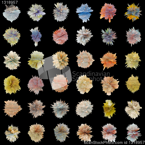 Image of Abstract design elements - seamless background
