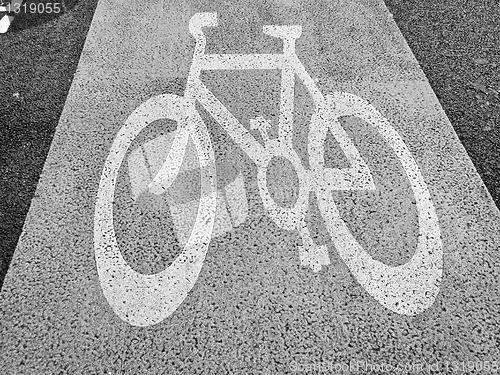 Image of Bike lane sign