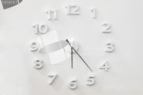 Image of White wall clock
