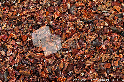 Image of Cocoa nibs pattern