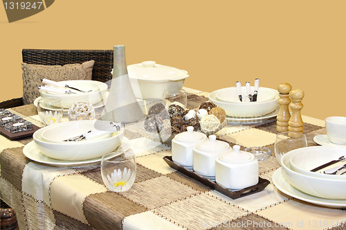 Image of Retro table setting