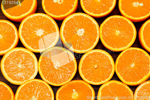 Image of Oranges halves