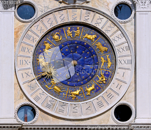 Image of Zodiac clock San Marco