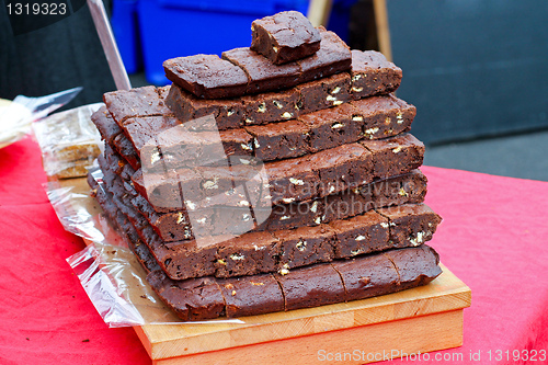 Image of Brownies pile