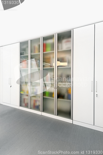 Image of Office glass cabinet