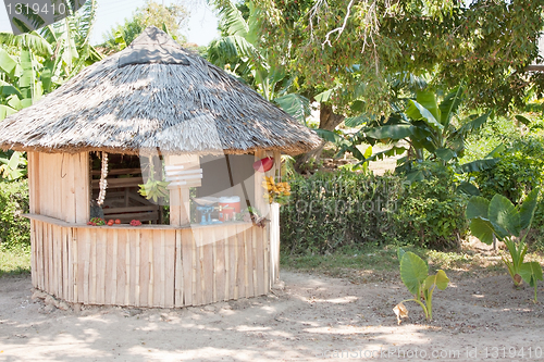 Image of Kiosk in Cuba Selling Tropical Fruit