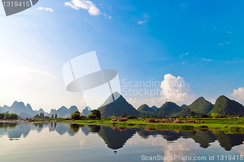 Image of Li river in Yangshuo