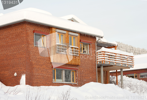 Image of Building in snow