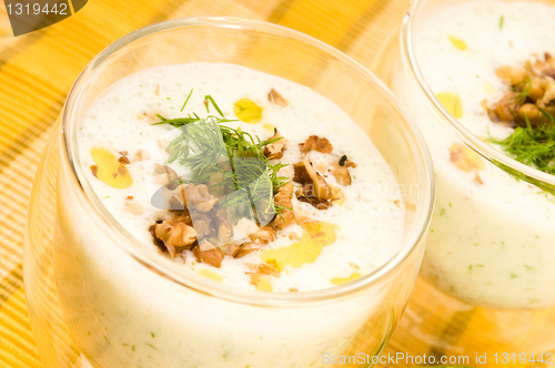 Image of Tarator - traditional bulgarian cold summer soup