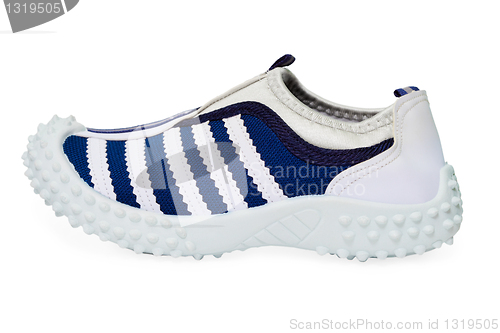 Image of Sports shoe made â€‹â€‹of cloth with rubber sole
