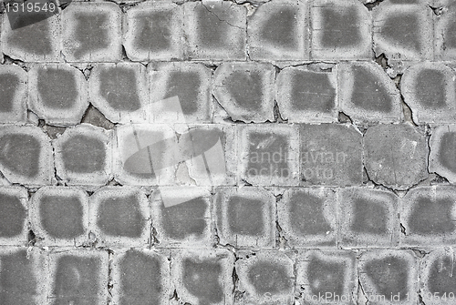 Image of Wall with traces of tile