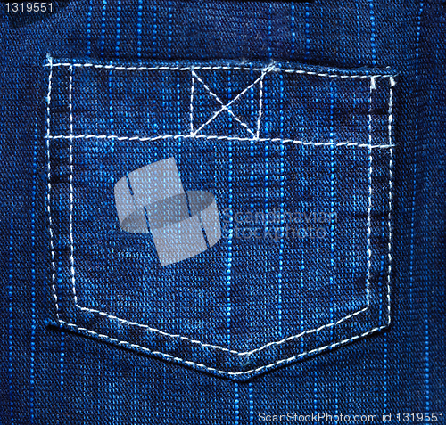 Image of Back pocket of jeans