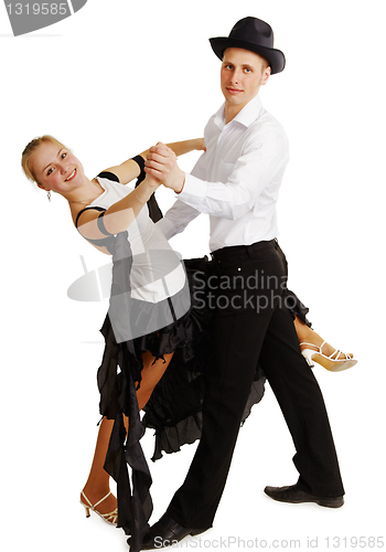 Image of Dancing young couple