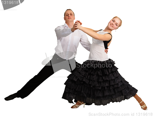 Image of Young people dancing