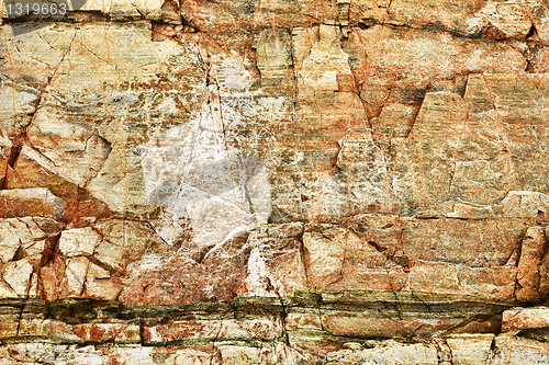 Image of Surface of natural stone with spots