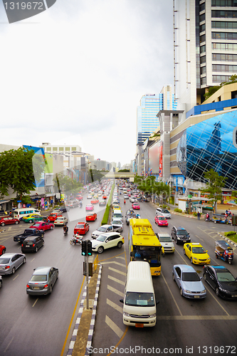 Image of Traffic on street - east city