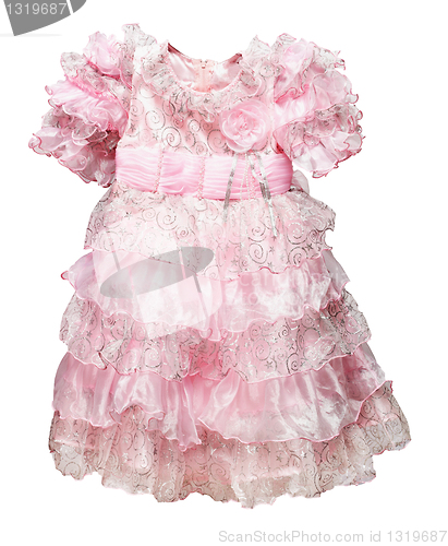 Image of Pink dress small size on white