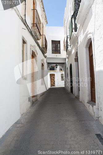 Image of Typical Whitewashed Andalusian Street