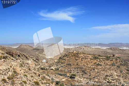 Image of Arid Landscape in Andalusia, Spain