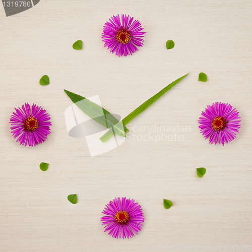 Image of flower clock