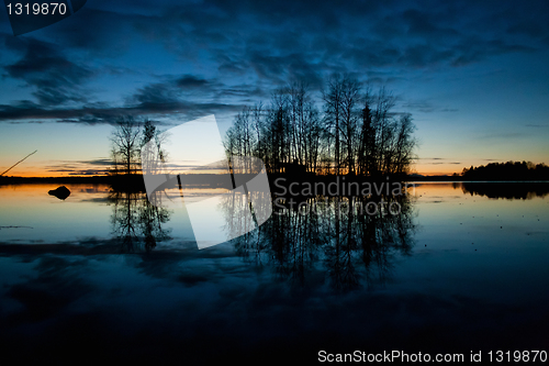 Image of Sunset in autumn