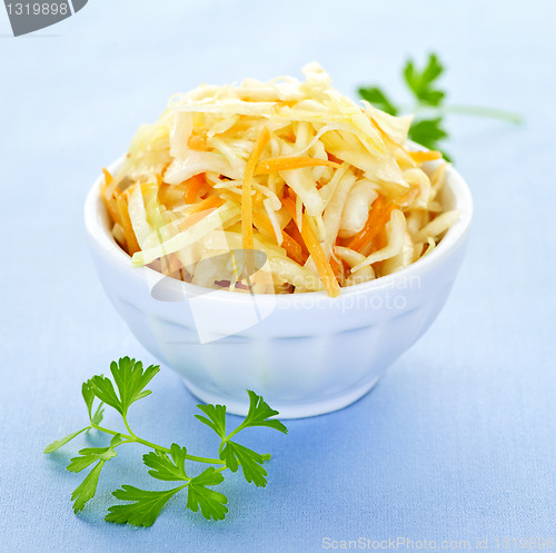 Image of Bowl of coleslaw