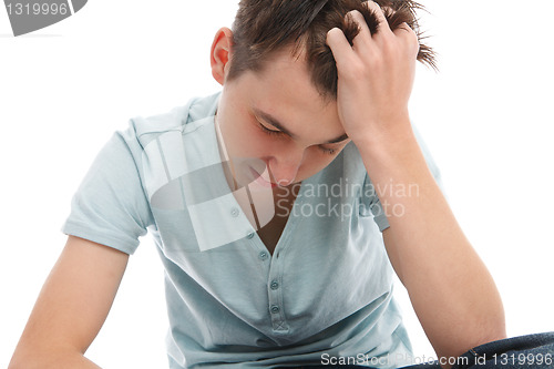 Image of Teen depression worries stress