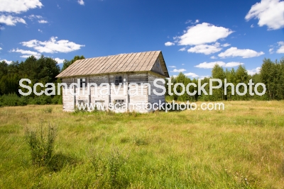 Image of wooden thrown house 