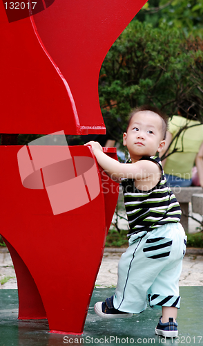 Image of Cute Asian boy