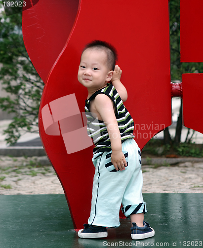 Image of Cute Asian boy