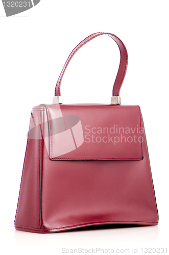 Image of Woman red bag