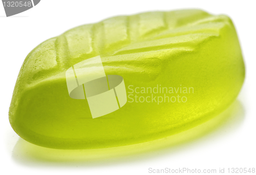 Image of Leaf shaped jelly
