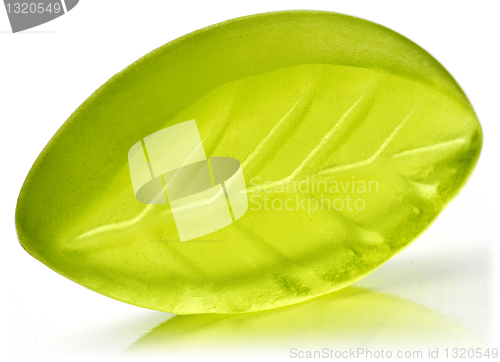 Image of Leaf shaped jelly