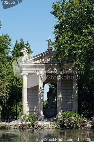 Image of Greek style temple in Rome