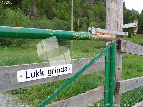 Image of Lukk grinda