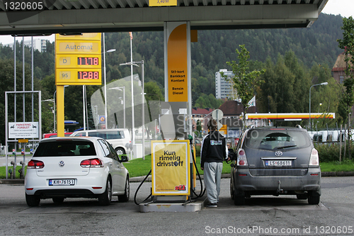 Image of Petrol station