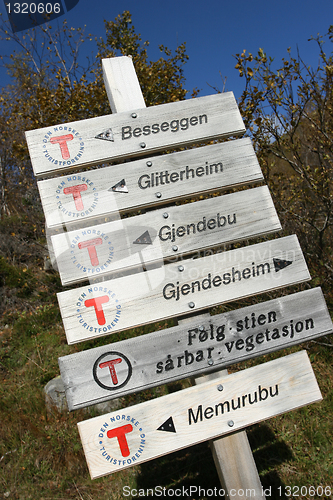 Image of Mountain sign