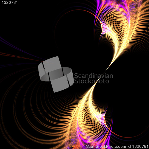 Image of Surreal Purple Fractal Vortex